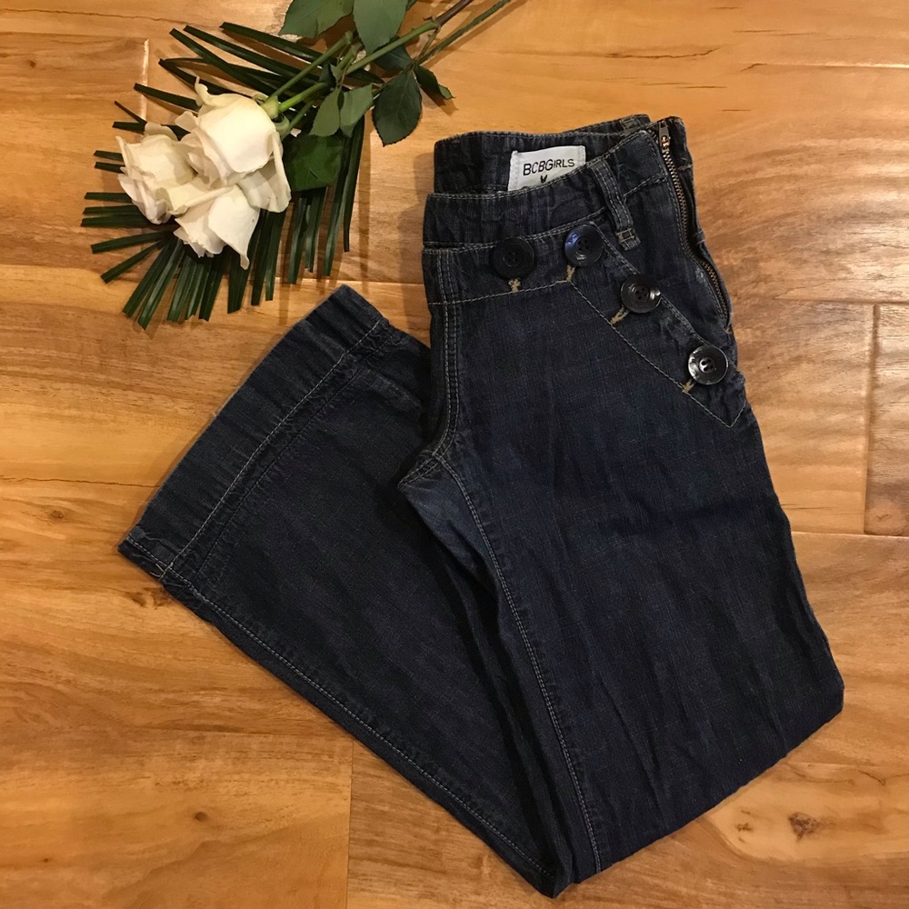BCBGirls Jeans Cool Trendy Side Zip Jeans